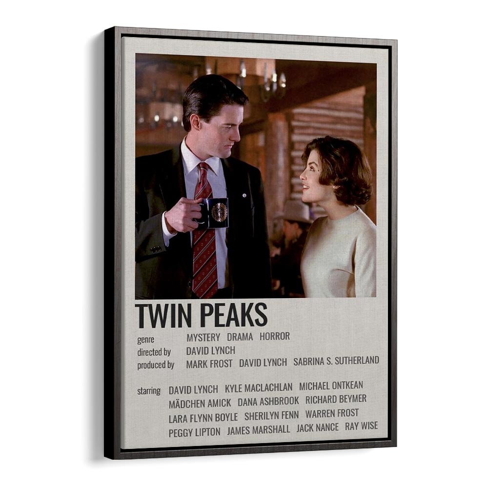 Twin Peaks 1990 Movie Posters in Black Floater Frame