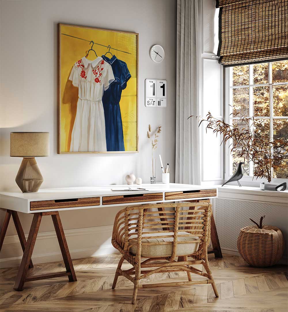 TWO DRESSES , FASHION POSTERS