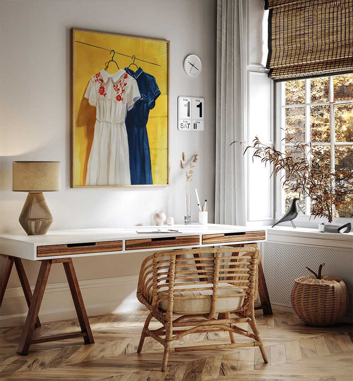 TWO DRESSES , FASHION POSTERS