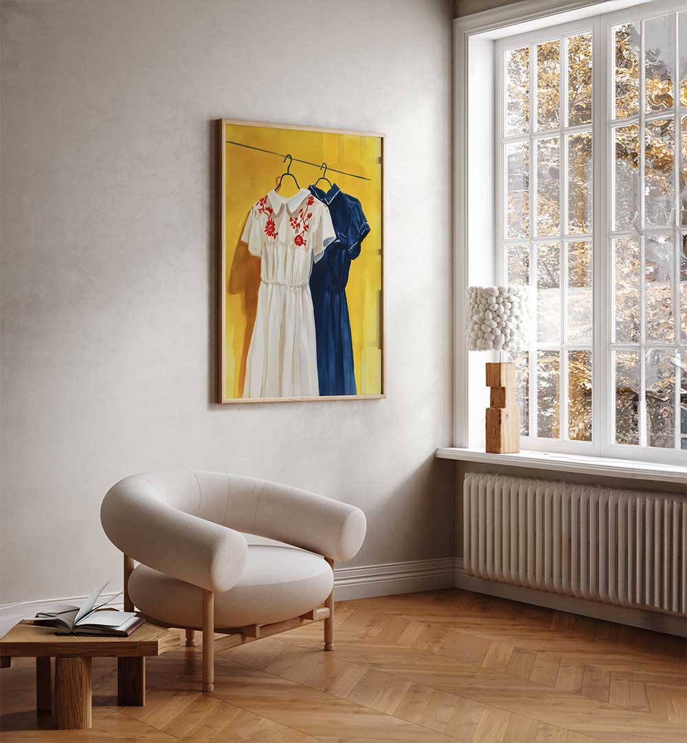 TWO DRESSES , FASHION POSTERS