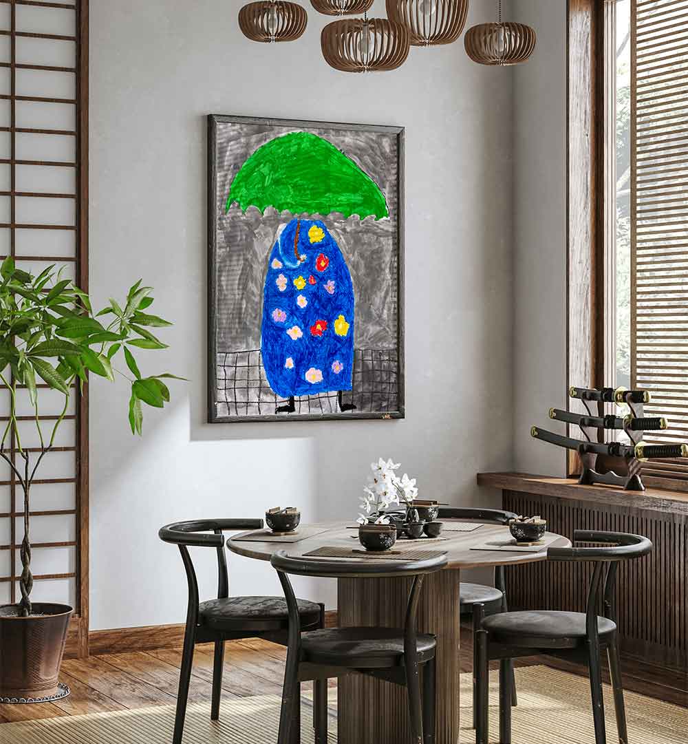 Bright and colorful UMBRELLA, KIDS ROOM PAINTINGS enhance creativity in children's spaces, perfect for playtime adventures.