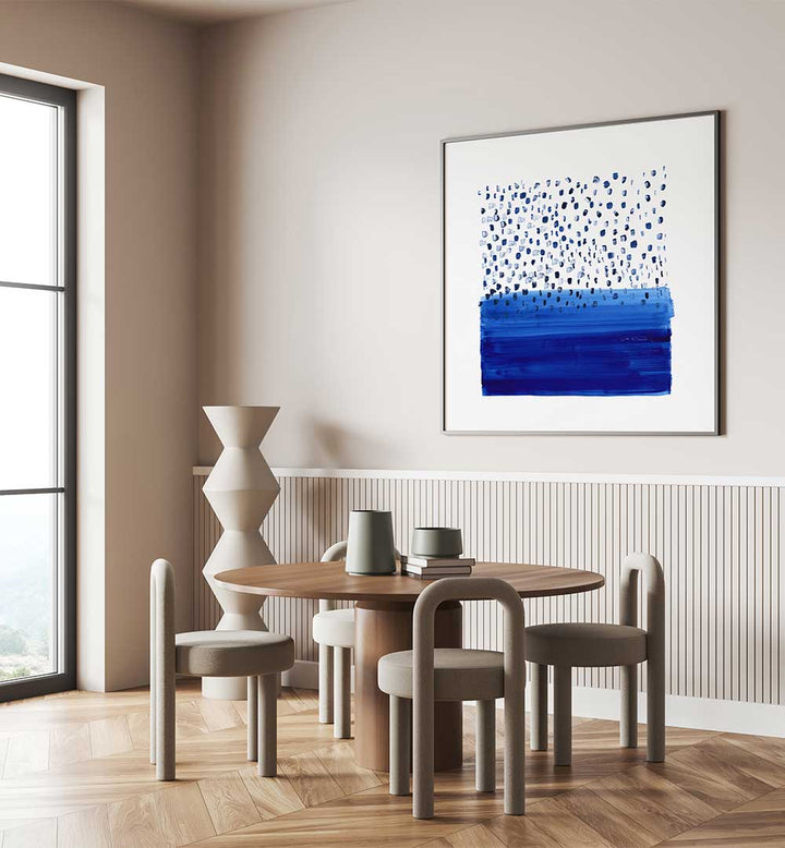 Transform your space with UNDER THE BLUE RAIN IS SEA, ABSTRACT PAINTINGS featuring vibrant colors and dynamic strokes.