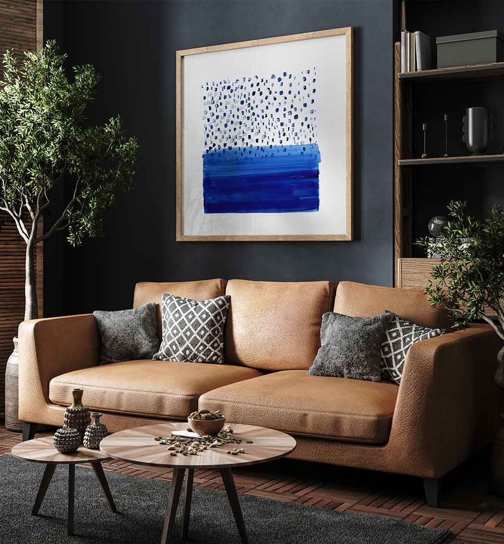 Vibrant UNDER THE BLUE RAIN IS SEA, ABSTRACT PAINTINGS adds a dynamic touch to any living space. Perfect for your home!