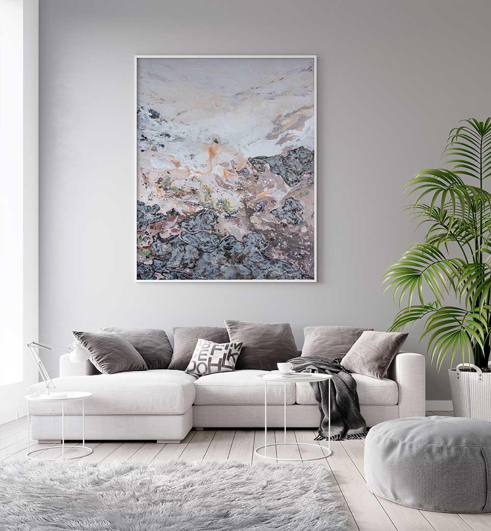 UNHURRIED , ABSTRACT PAINTINGS