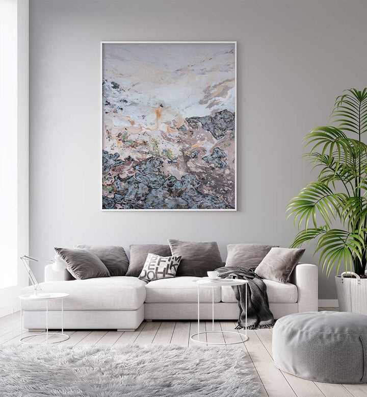 UNHURRIED , ABSTRACT PAINTINGS