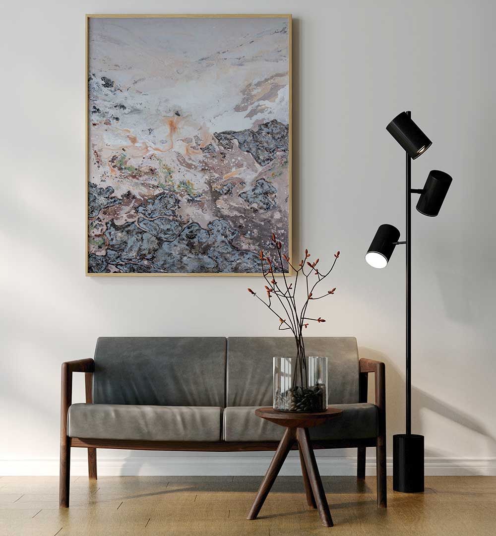 UNHURRIED , ABSTRACT PAINTINGS