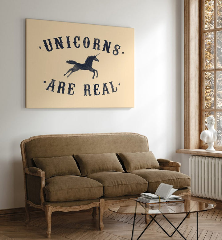 Transform your space with "UNICORNS ARE REAL, QUOTES" by Florent Bodart, inspiring wonder for all ages.