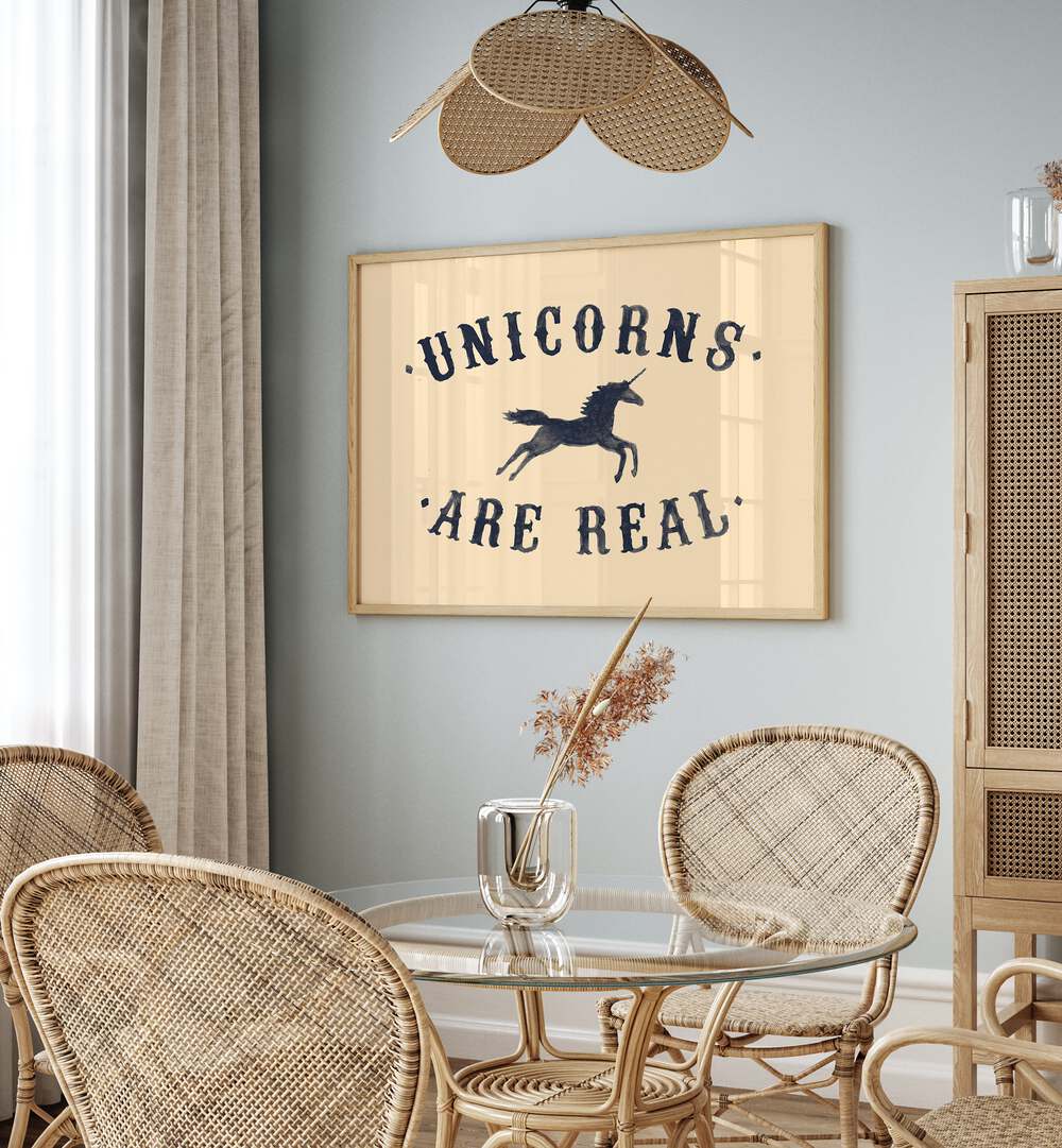 "Transform your space with UNICORNS ARE REAL, QUOTES by Florent Bodart, inspiring wonder in every room."