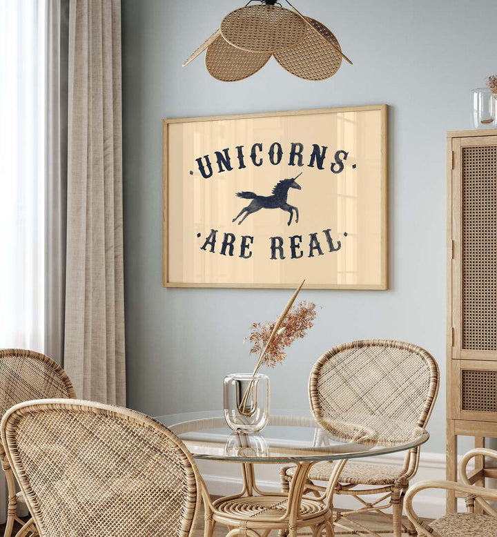 "Transform your space with UNICORNS ARE REAL, QUOTES by Florent Bodart, inspiring wonder in every room."