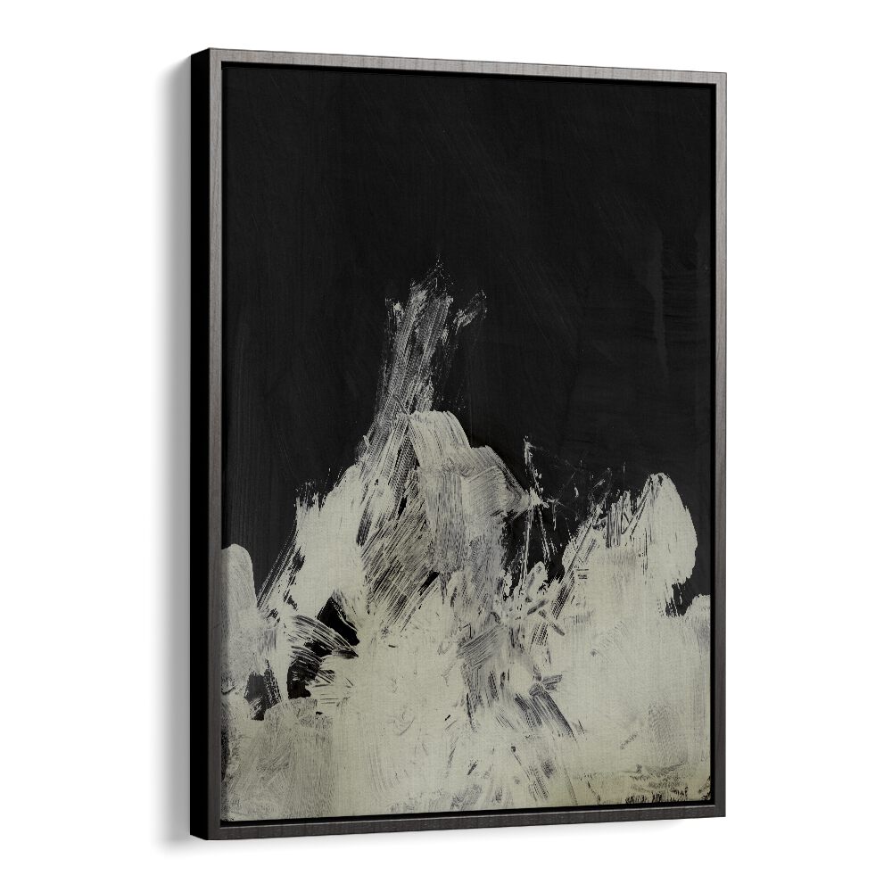 Unsettled By Dan Hob day Abstract Art Artwork in Black Floater Frame
