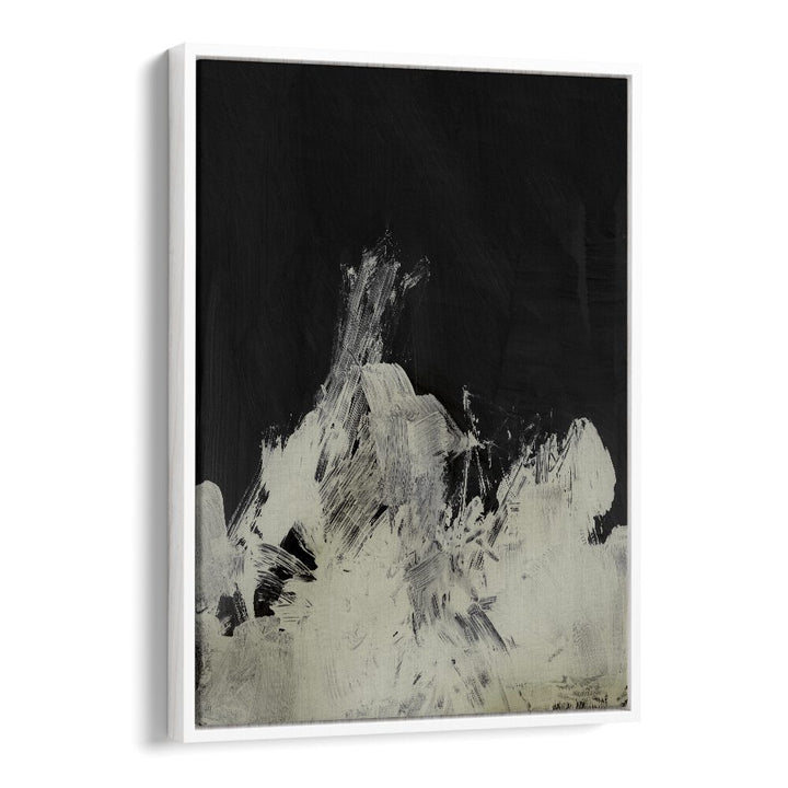 Unsettled By Dan Hob day Abstract Art Artwork  in White Floater Frame
