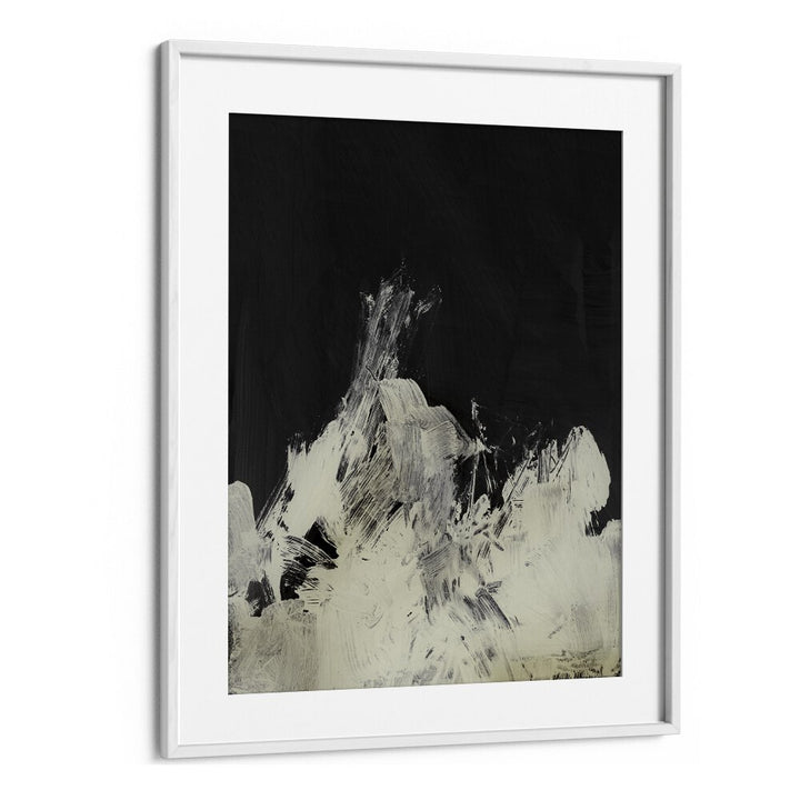 Unsettled By Dan Hob day Abstract Art Artwork  in White frame With Mount