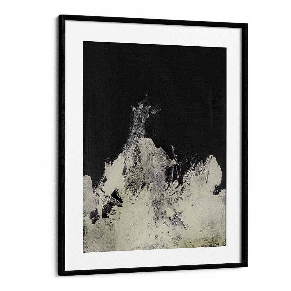 Unsettled By Dan Hob day Abstract Art Artwork in Black Frame With Mount