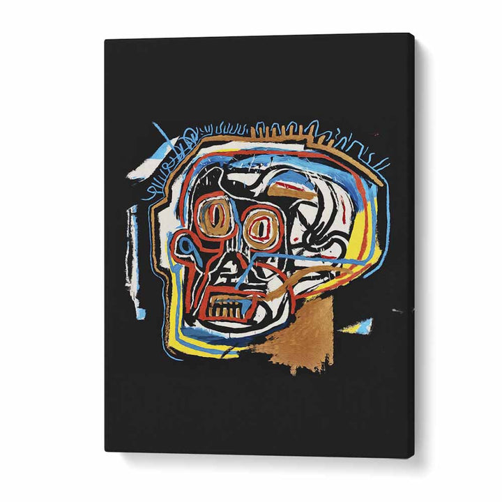 Untitled Scull By Jean Michel Basquiat Pop Art Artwork in Gallery Wrap