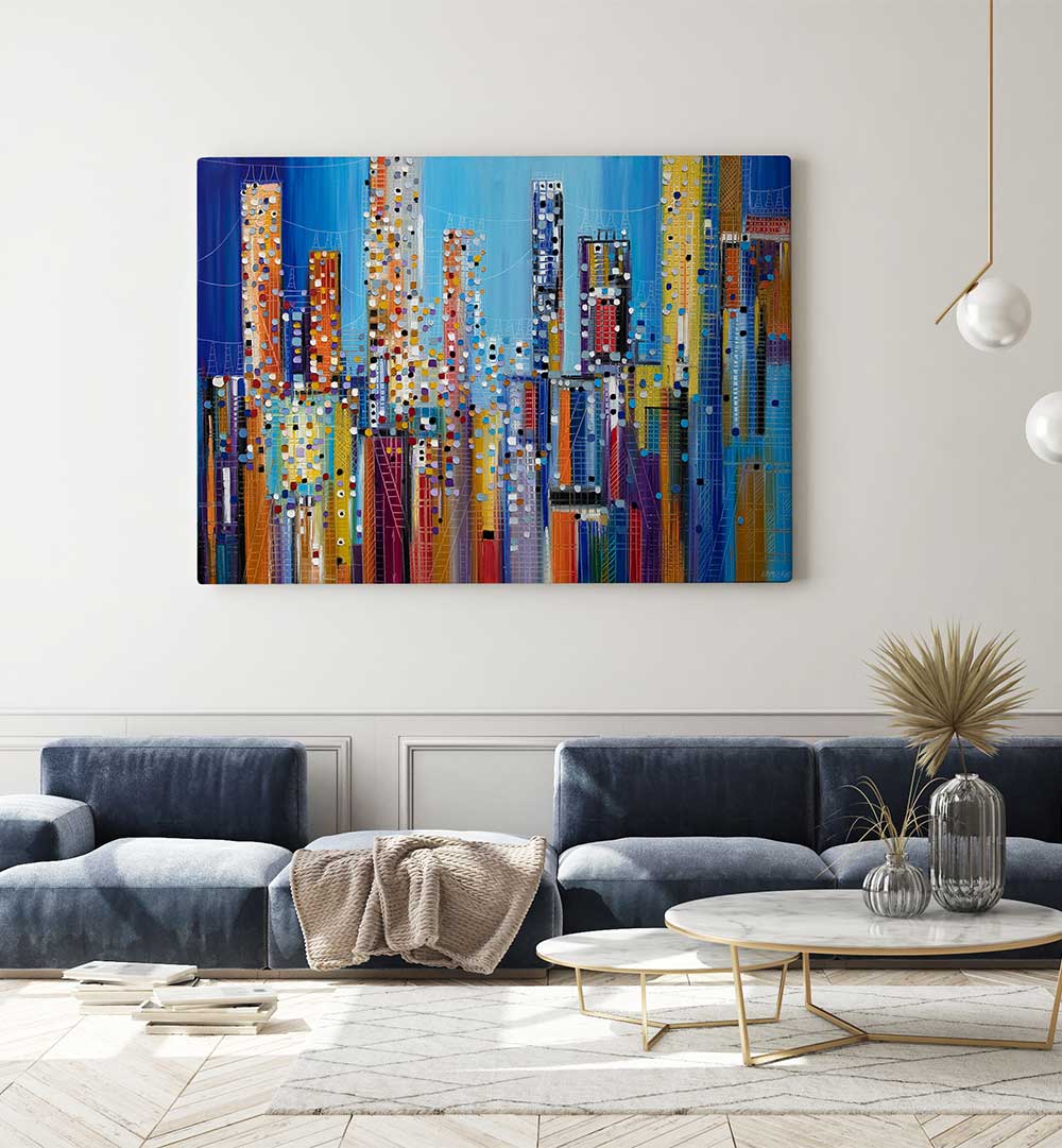 URBAN CORE , MODERN IMPRESSIONISM PAINTINGS