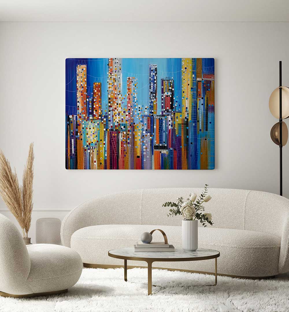 URBAN CORE , MODERN IMPRESSIONISM PAINTINGS