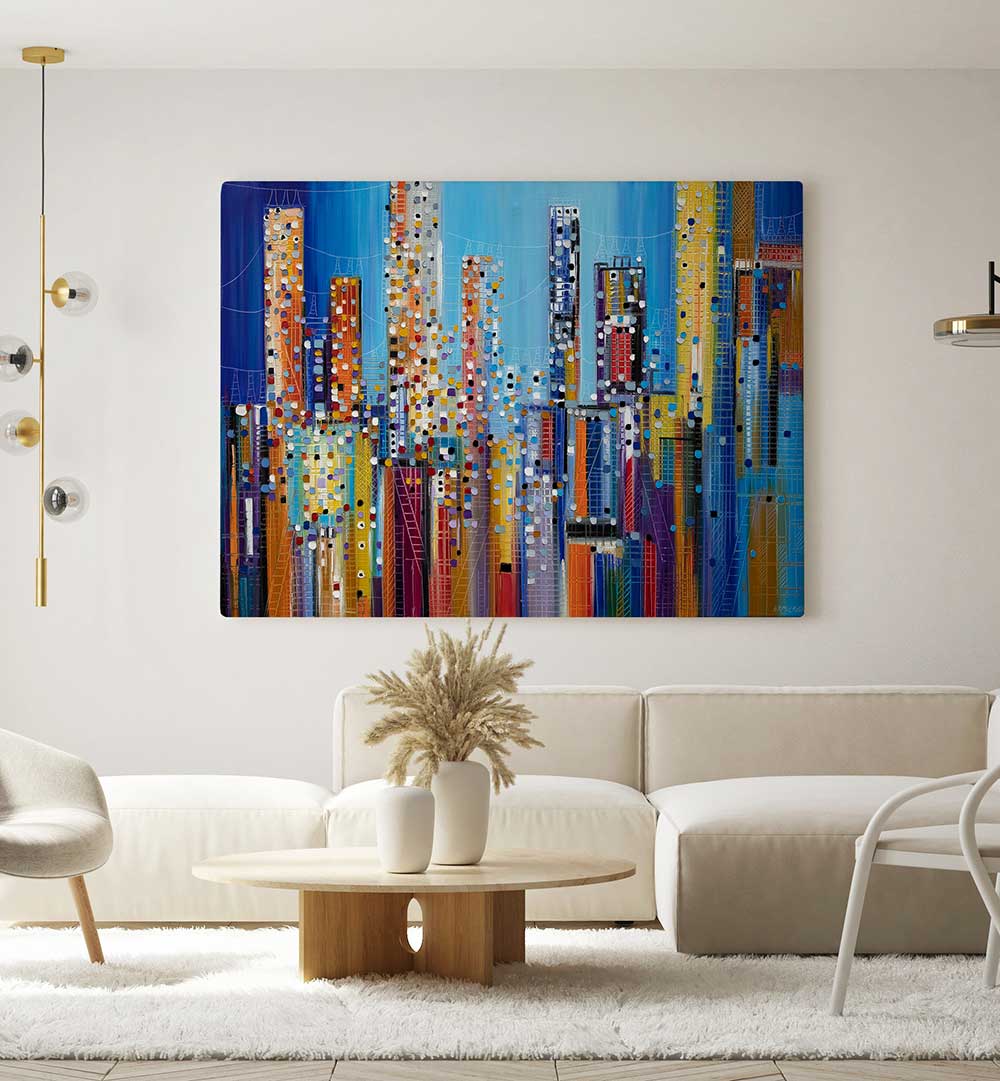 URBAN CORE , MODERN IMPRESSIONISM PAINTINGS