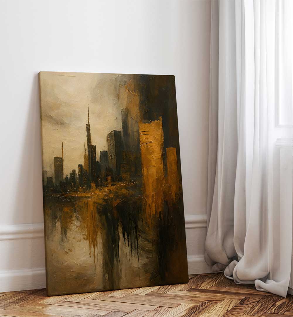 URBAN MIRAGE , EXPRESSIONISM PAINTINGS