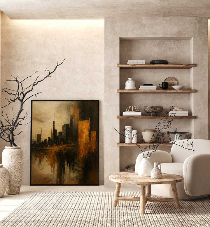 URBAN MIRAGE , EXPRESSIONISM PAINTINGS