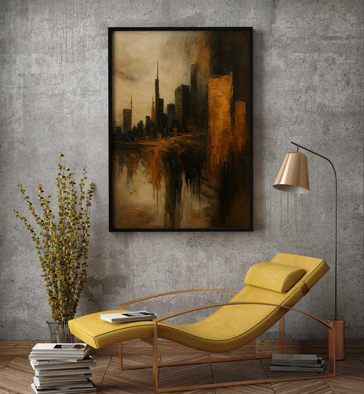 URBAN MIRAGE , EXPRESSIONISM PAINTINGS