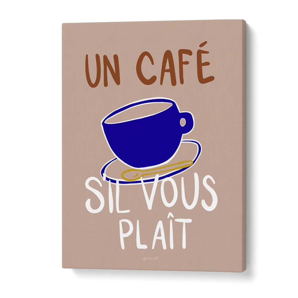 Un Cafe Cafe Art Prints Cafe Posters in Gallery Wrap