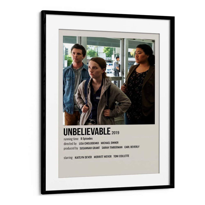 Unbelievable 2019 Movie Posters in Black Frame With Mount