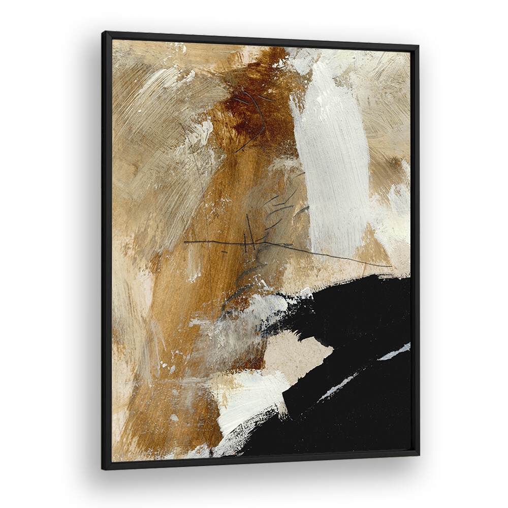 Underneath By Dan Hobday Abstract Art Abstract Paintings in Black Plain Frame