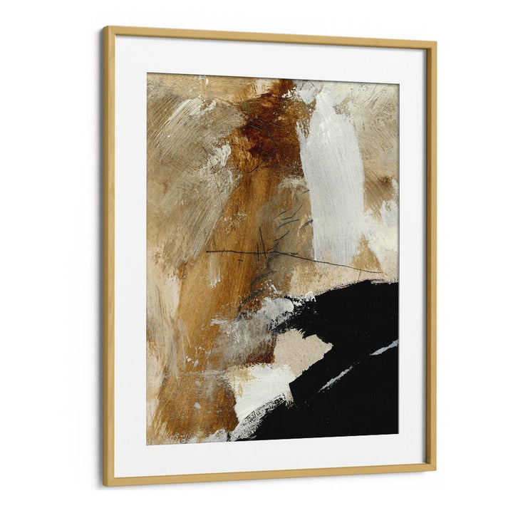 Underneath By Dan Hobday Abstract Art Abstract Paintings in Oak Wood Frame With Mount