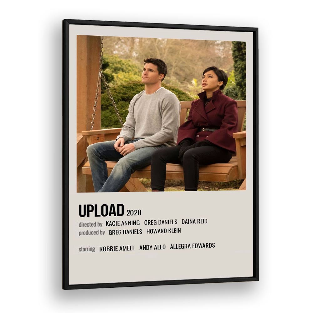 Upload 2020 Movie Posters in Black Plain Frame