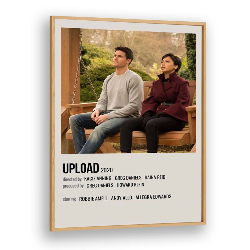 Upload 2020 Movie Posters in Oak Wood Plain Frame