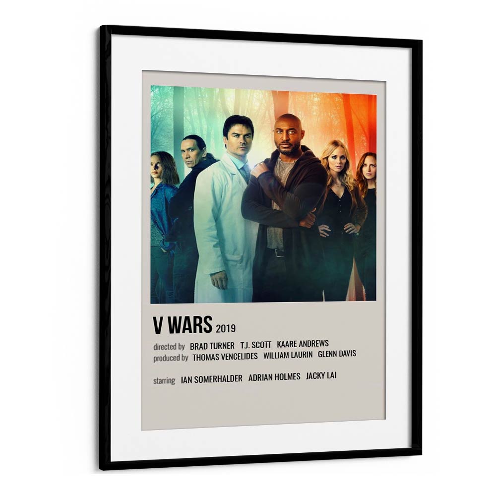 V Wars 2019 Movie Posters in Black Frame With Mount