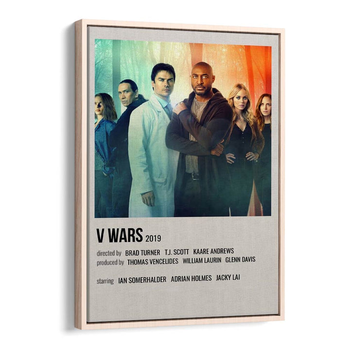 V Wars 2019 Movie Posters in Oak Wood Floater Frame