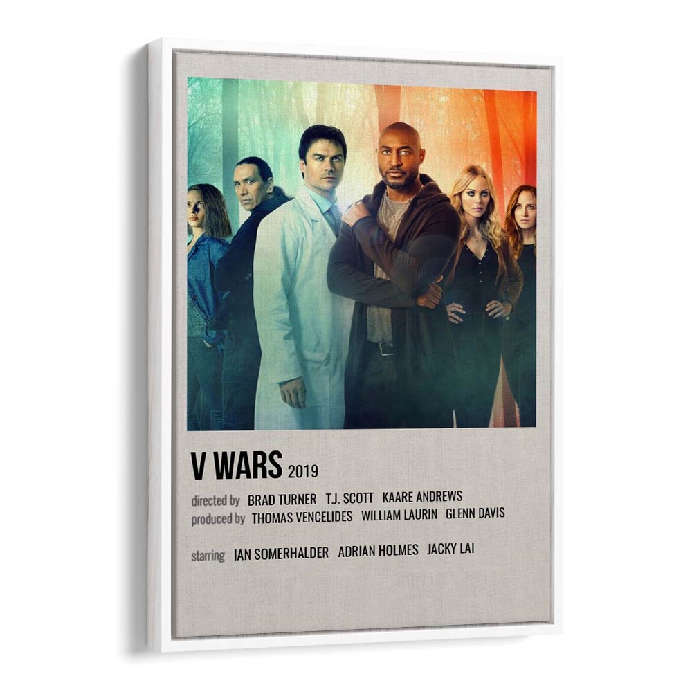 V Wars 2019 Movie Posters in White Floater Frame