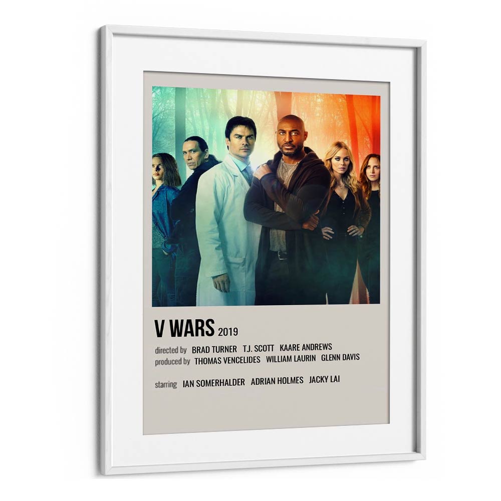 V Wars 2019 Movie Posters in White Frame With Mount