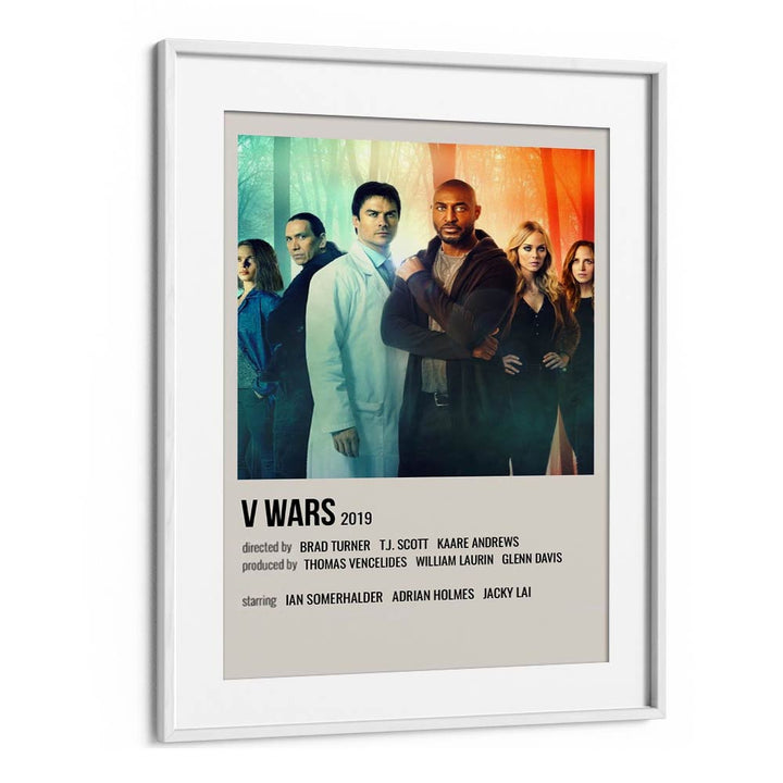 V Wars 2019 Movie Posters in White Frame With Mount