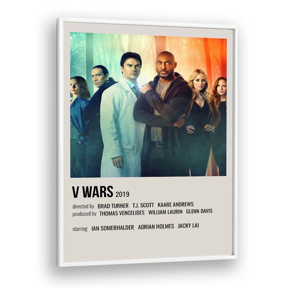 V Wars 2019 Movie Posters in White Plain Frame