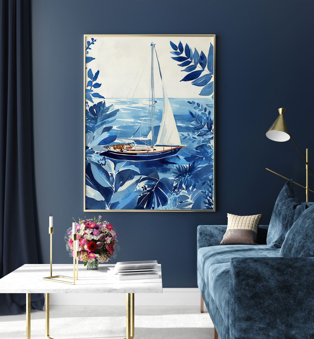 Stunning VACATION YACHTING, BEACH PAINTINGS bring coastal serenity into your home with vibrant nautical artwork.