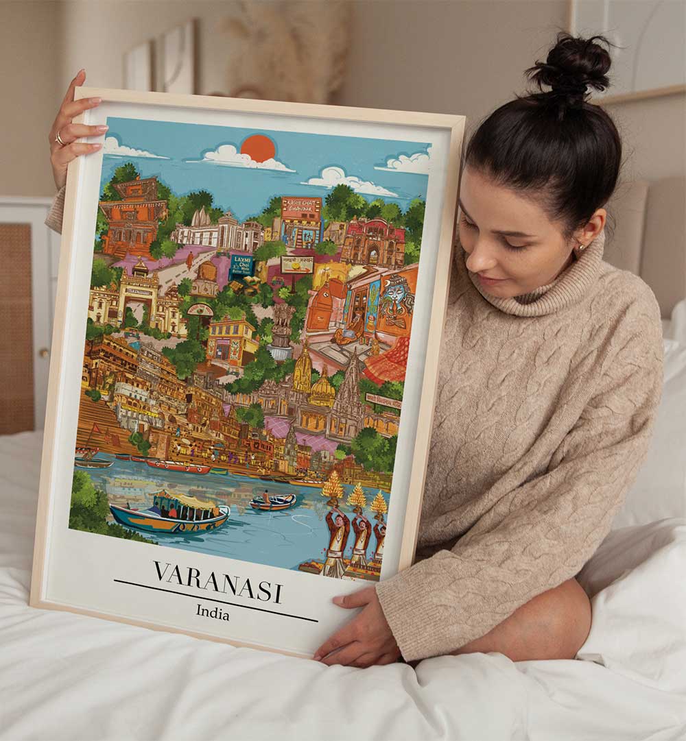 VARANASI , TRAVEL POSTERS