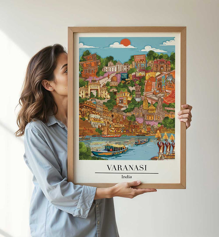 VARANASI , TRAVEL POSTERS