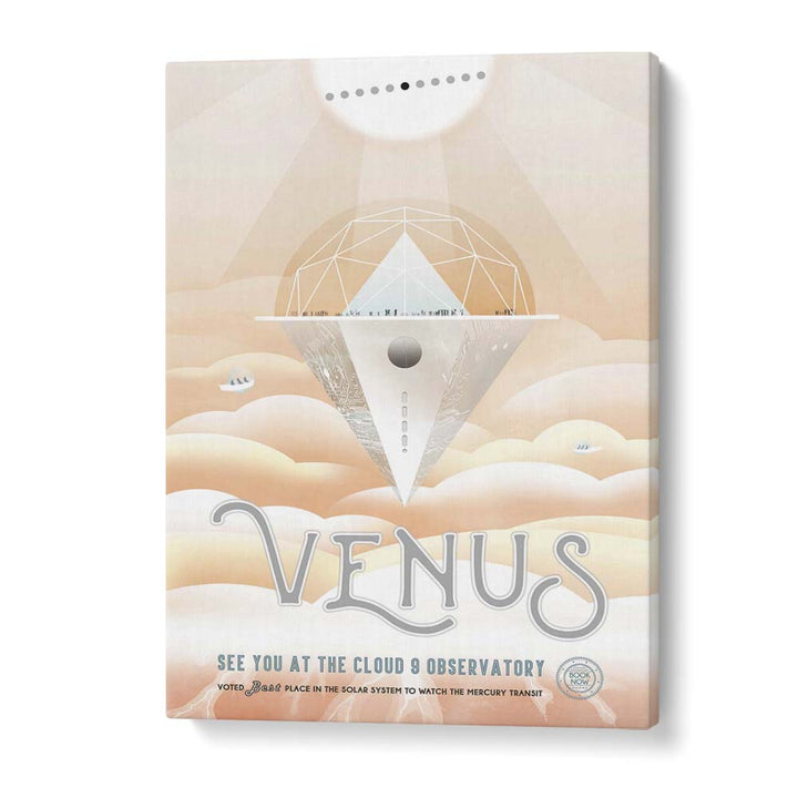 Venus Astronaut & Nasa Paintings, Space Art Prints Artwork in Gallery Wrap
