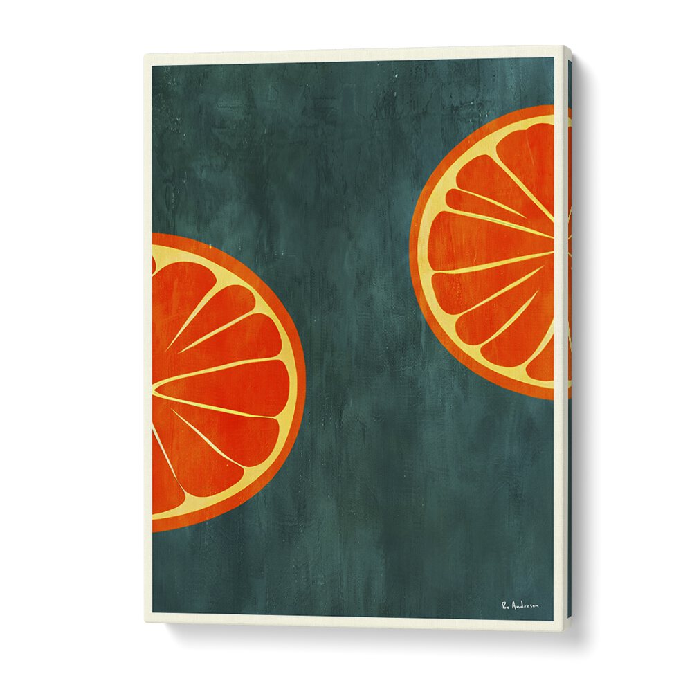 Bright and charming YOU AND ME, KITCHEN POSTERS featuring vibrant orange slices, perfect for a warm kitchen atmosphere.