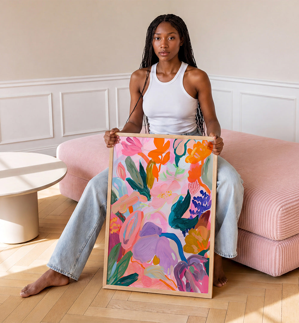 VIBRANT ABSTRACT BLOOMS X