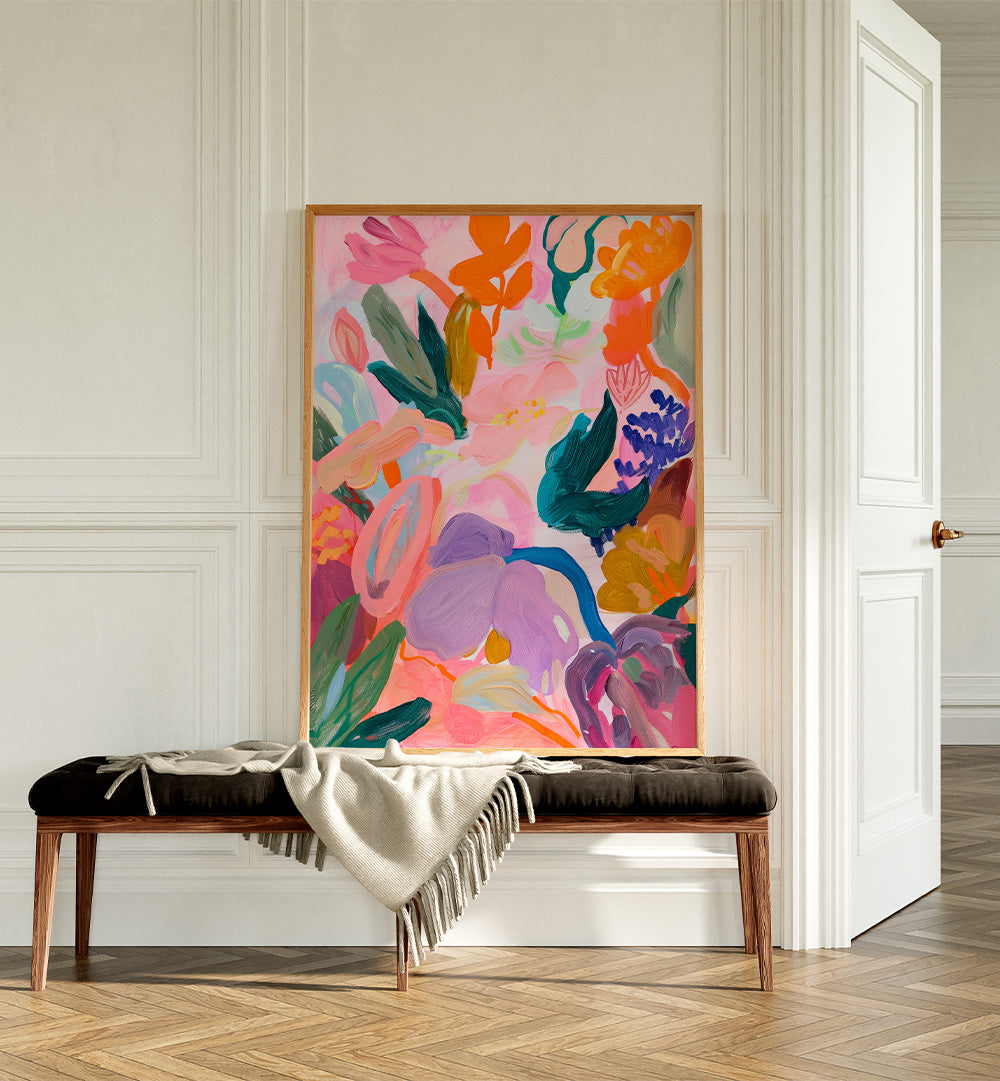 VIBRANT ABSTRACT BLOOMS X