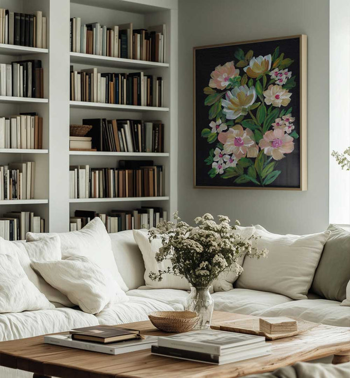 VIBRANT BLOOMS FLOWERS , FLORAL FLOWER PAINTINGS