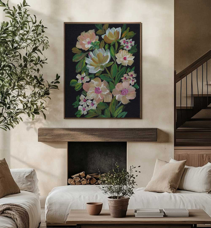 VIBRANT BLOOMS FLOWERS , FLORAL FLOWER PAINTINGS