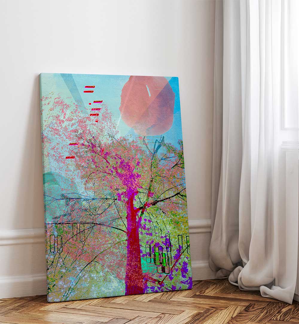 VIBRANT BLOSSOM DREAM , ORGANIC FORMS