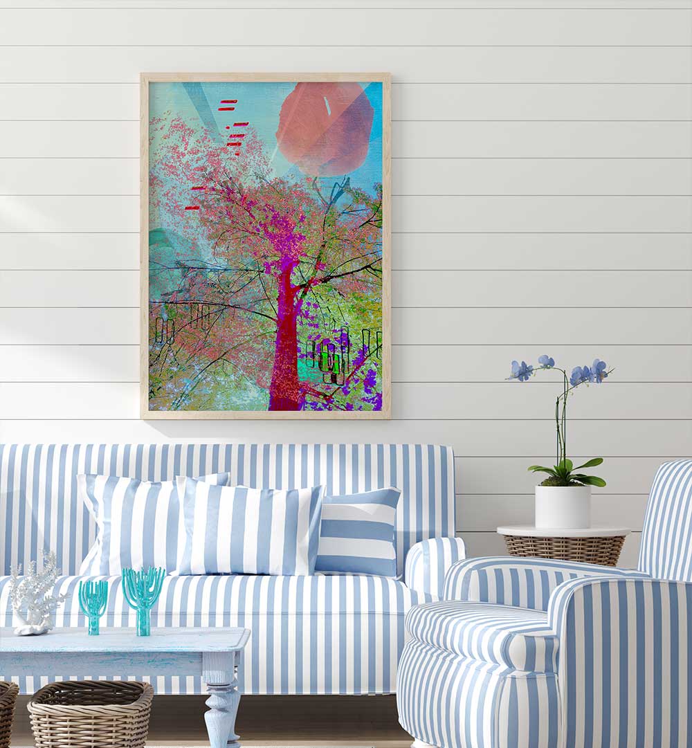 VIBRANT BLOSSOM DREAM , ORGANIC FORMS
