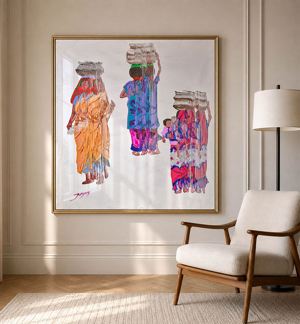 VIBRANT CARRYING WOMEN