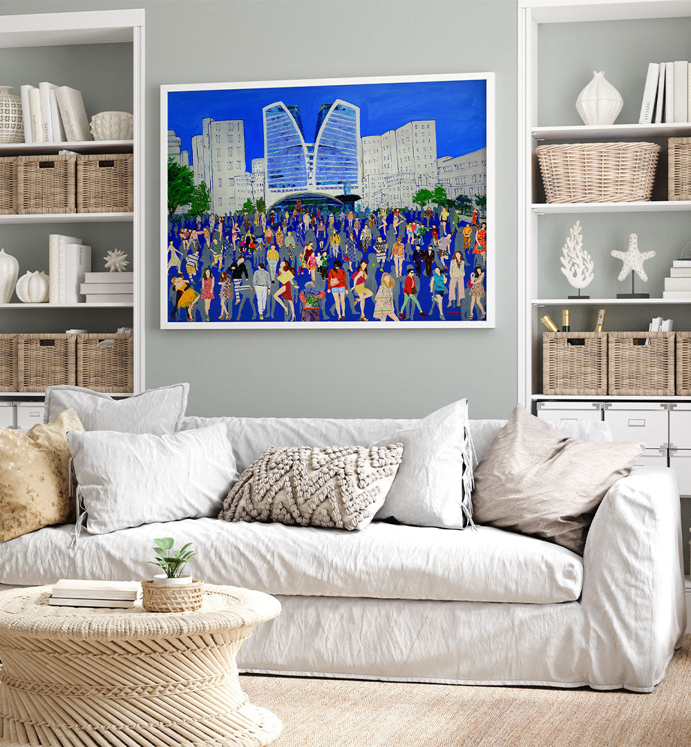 VIBRANT CITY CROWD