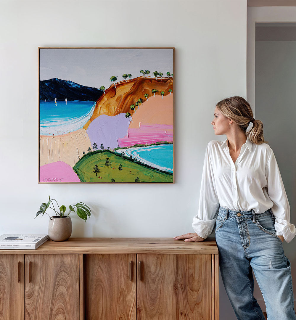 VIBRANT COASTAL SCENE